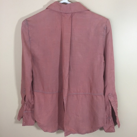 Bella Dahl Overdyed Split Back Button Down Sz XS - Picture 3 of 8